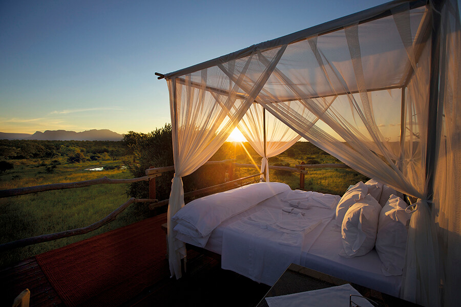 Romantic sleep hous location at Kapama Game Reserve