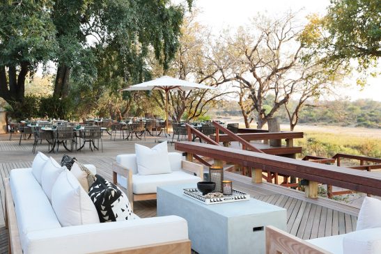 MalaMala Camp outdoor lounge