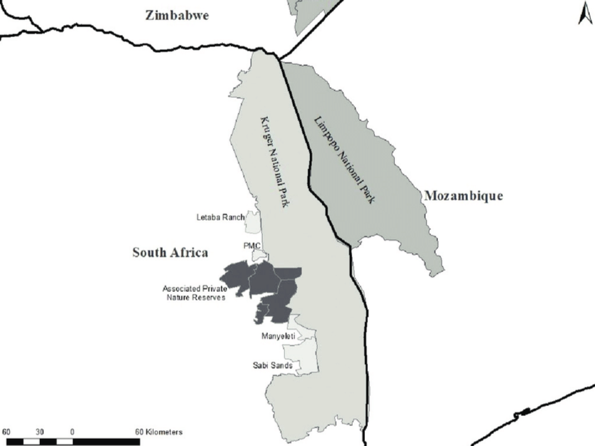 A map displaying the Associated-Private Nature Reserves-APN
